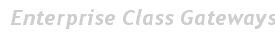 Enterprise Class Gateways