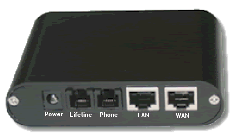 VoIP Broadband ATA with 1 WAN, 1 LAN, 1 FXS, 1 PSTN Lifeline